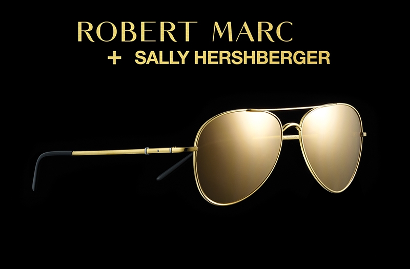 Robert Marc Sally Hershberger Gold Aviators SS2017