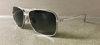 Tom Davies Bespoke Silver Custom Made Sunglasses