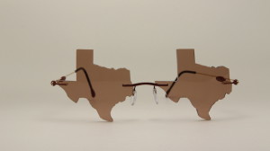 Custom cut Texas lenses for rimless frames