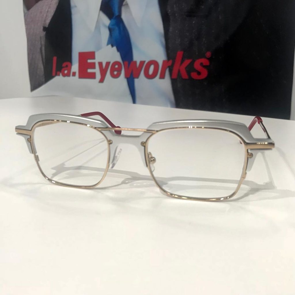 Lindberg Eyeworks and Matsuda transparent frame designer eyeglasses